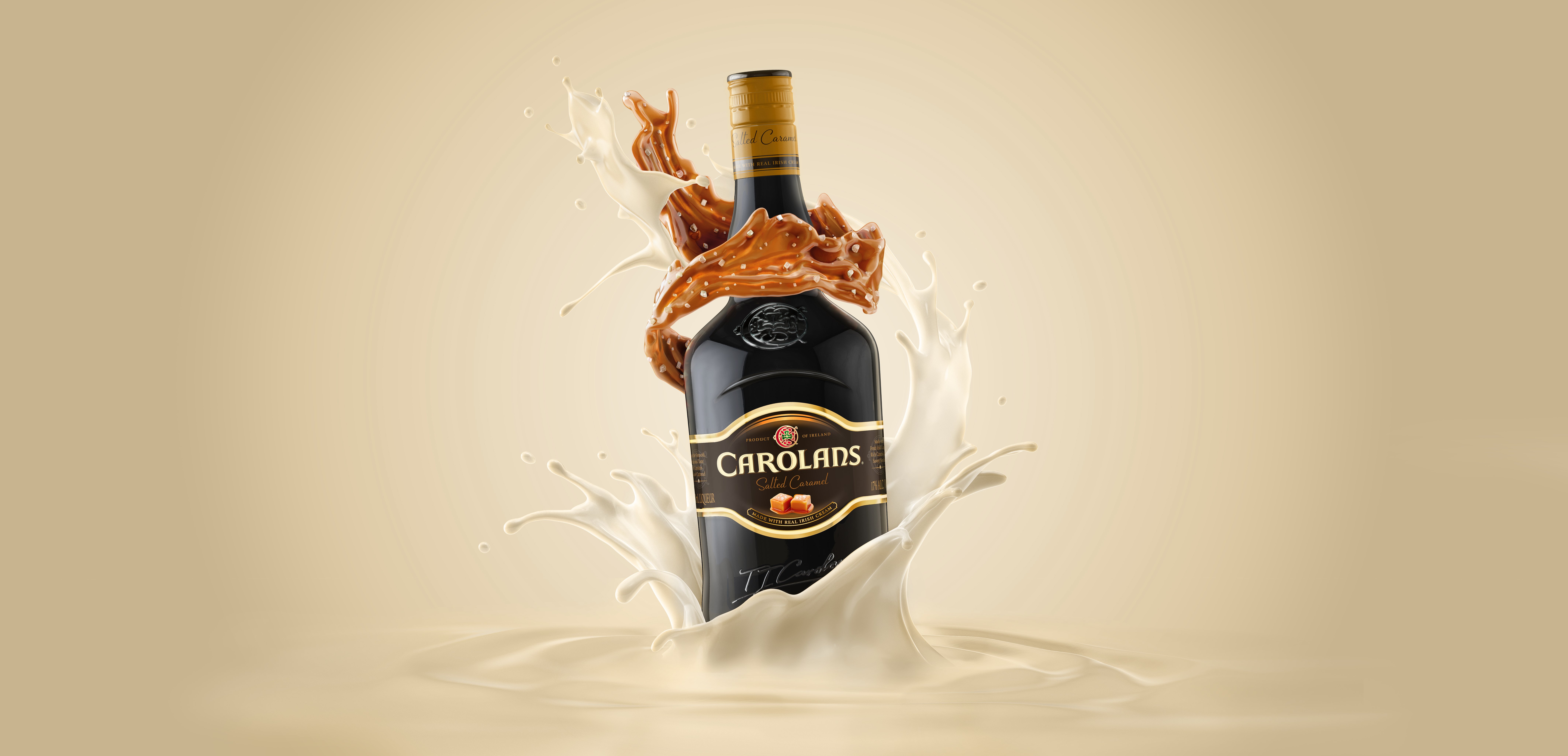 Final version of Carolans Irish Cream and Salted Caramel advertisement. 