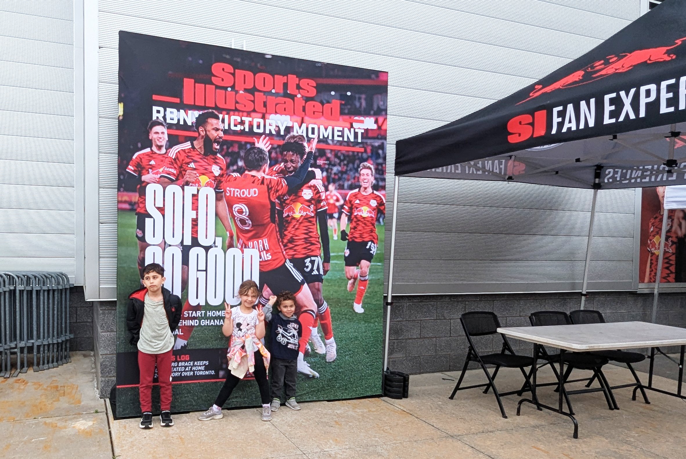 Oversized Fabric Sports Illustrated Cover Photo Op