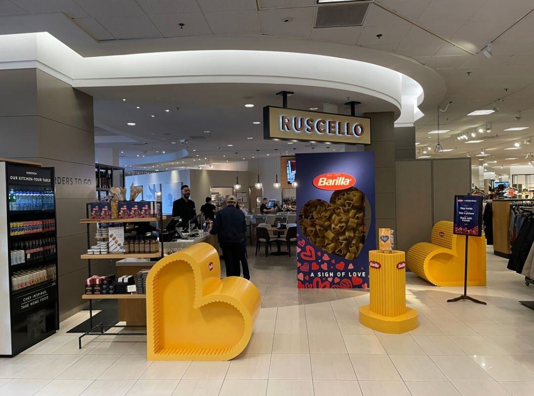 Barilla's 2025 'Sign of Love' Nordstrom Ruscello Takeover